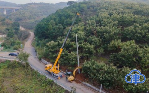 薊州國家冬奧會訓(xùn)練基地電源線成功送電