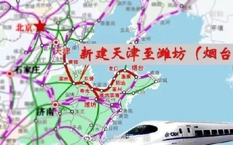 天津至濰坊高鐵線路設站來啦