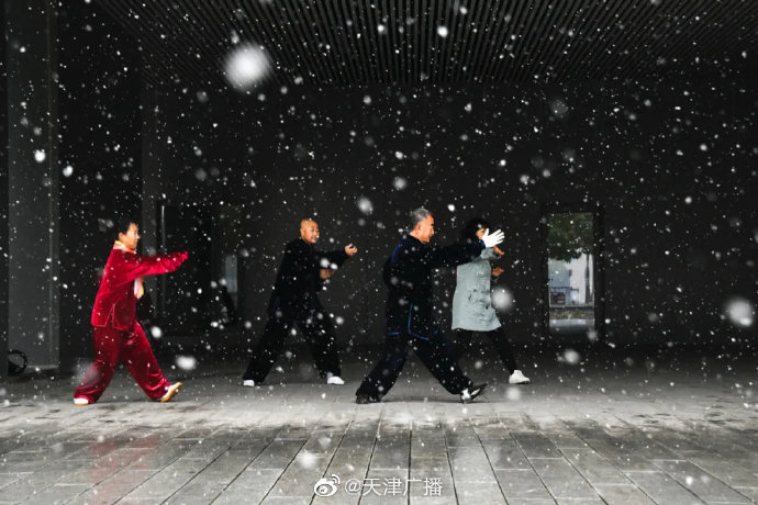 初雪過后，天津氣溫再跳水