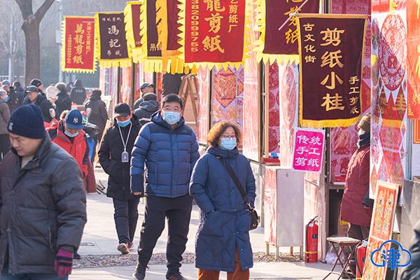 年味兒濃了！天津古文化街吊錢市場開街