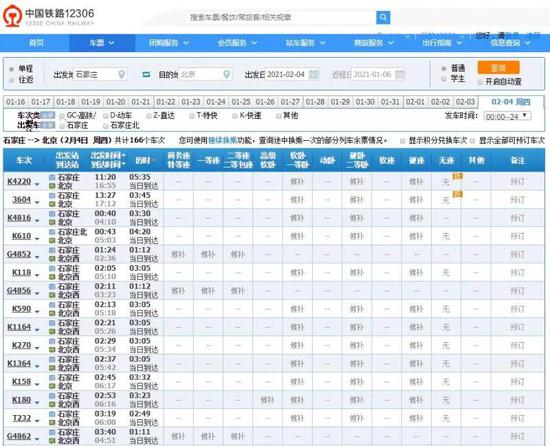 2021年1月7日0時(shí)起已購(gòu)火車票免費(fèi)退票