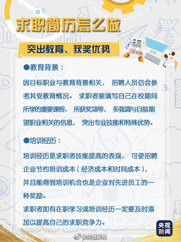 太實用了!手把手教你如何做好一份優(yōu)秀的簡歷...建議收藏！