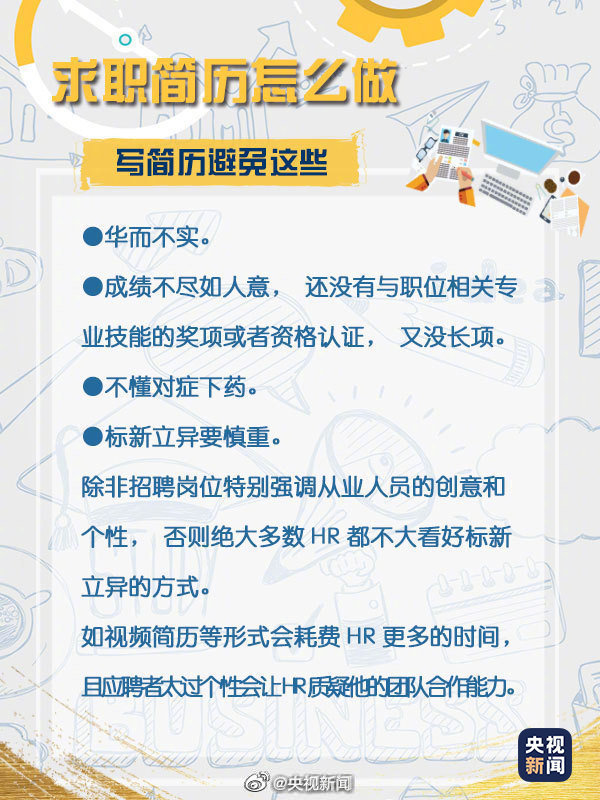 太實用了!手把手教你如何做好一份優(yōu)秀的簡歷...建議收藏！