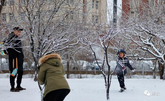 天津雪景圖新鮮到貨！路面情況如何?高速、機場受影響嗎?