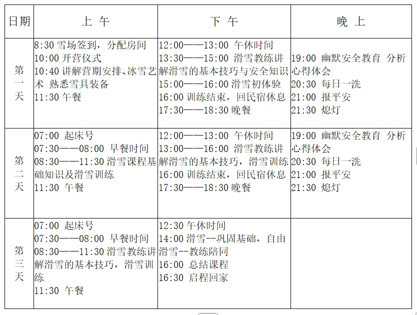 【高配比】滑雪冬令營(yíng) ? 來啦！